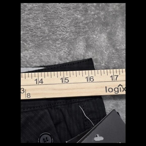 ESprit Jeans Women US 8 Bern Black W/ Pin Stripe Stretch NWT - Picture 2 of 14